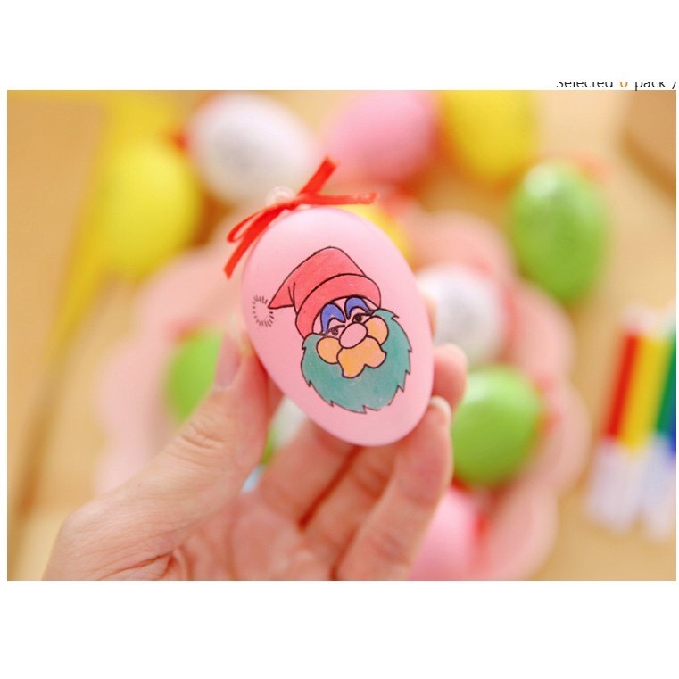 ไข่ระบายสี คละสี คละลาย - Egg Painting