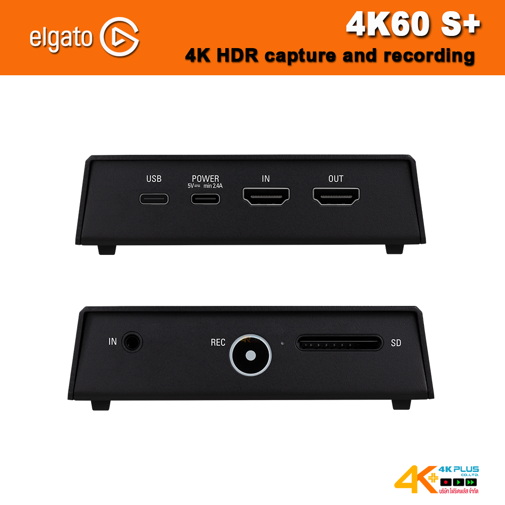 Elgato 4K60 S+ Capture 4K HDR and Recording