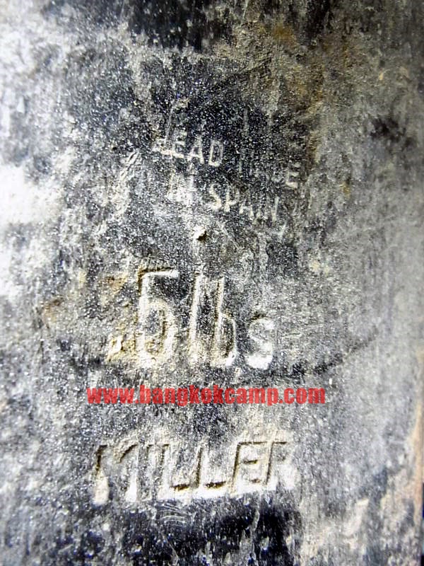 อีเตอร์ MILLER ยี่ห้ออเมริกา ทำในสเปน หัวเดิม+ไม้นอกเดิม Made in Spain ขนาด5ปอนด์ (5bls.) ใหม่เก่าเก็บ