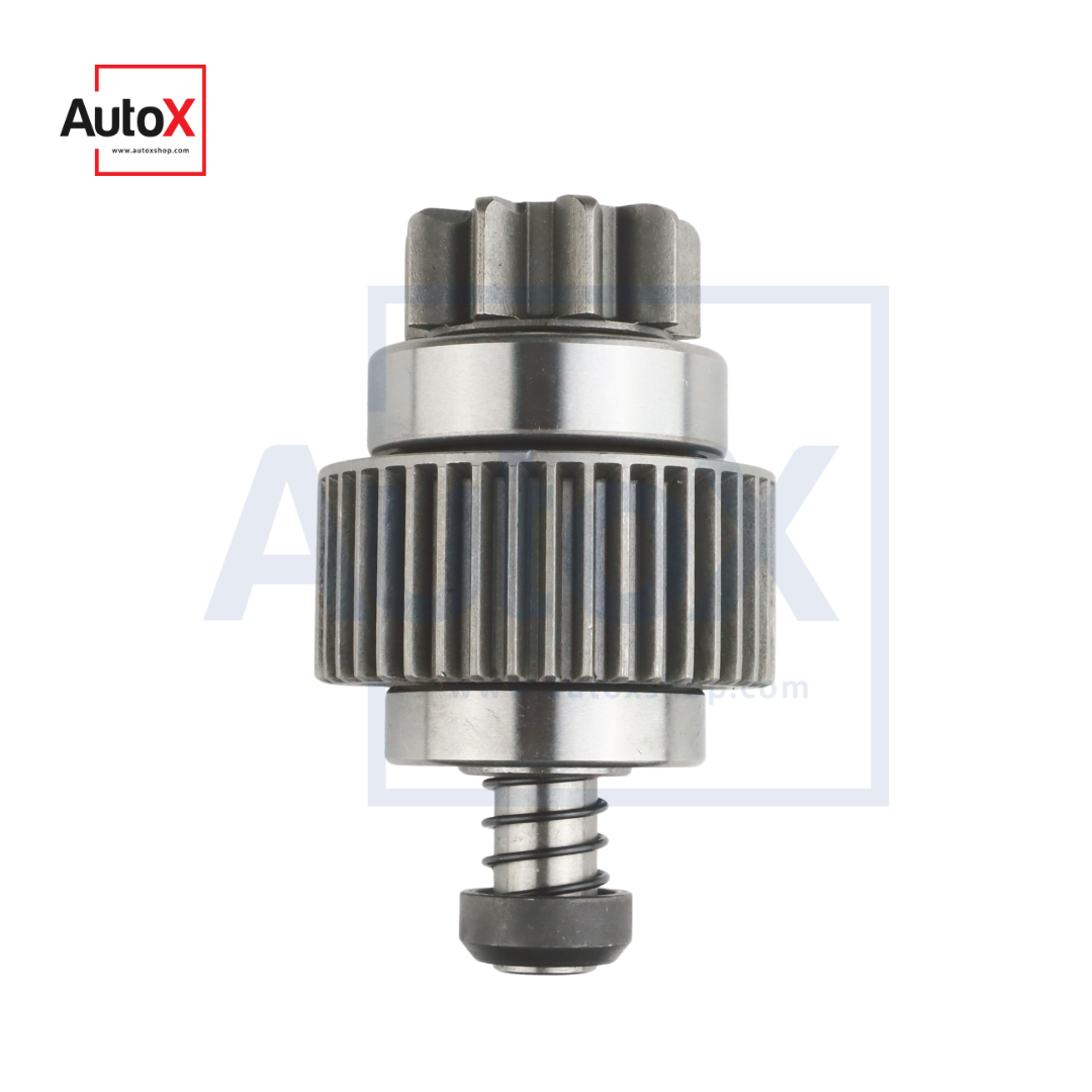 เฟืองสตาร์ท NISSAN BIG-M ฟรอนเทีย 9T ปลายไม่มีลูกปืน สั้น87mm เต็มท่อน (ใหม่)