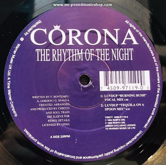 Corona - The Rhythm of the Night