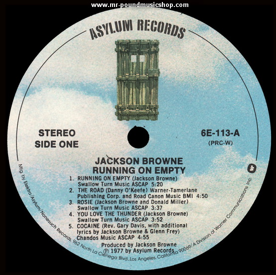 Jackson Browne - Running On Empty