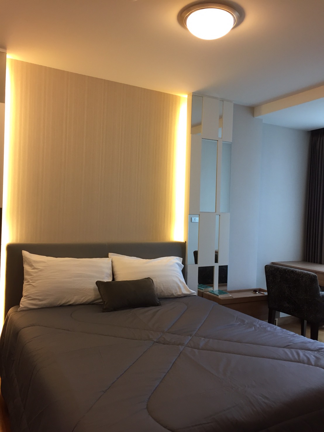 ให้เช่าคอนโด Inter Lux Residence (อินเตอร์ ลักส์ เรซิเดนซ์) 1 ห้องนอน 1 ห้องน้ำ ชั้น 4 ขนาด 34 ตรม. ห้องตกแต่งพร้อมเข้าอยู่