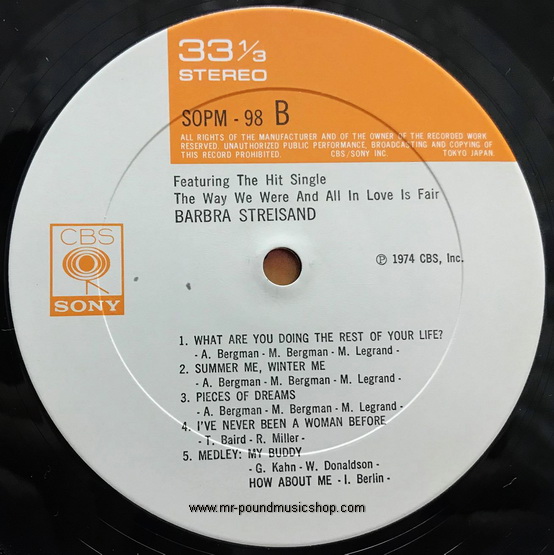 Barbra Streisand - The Way We Were