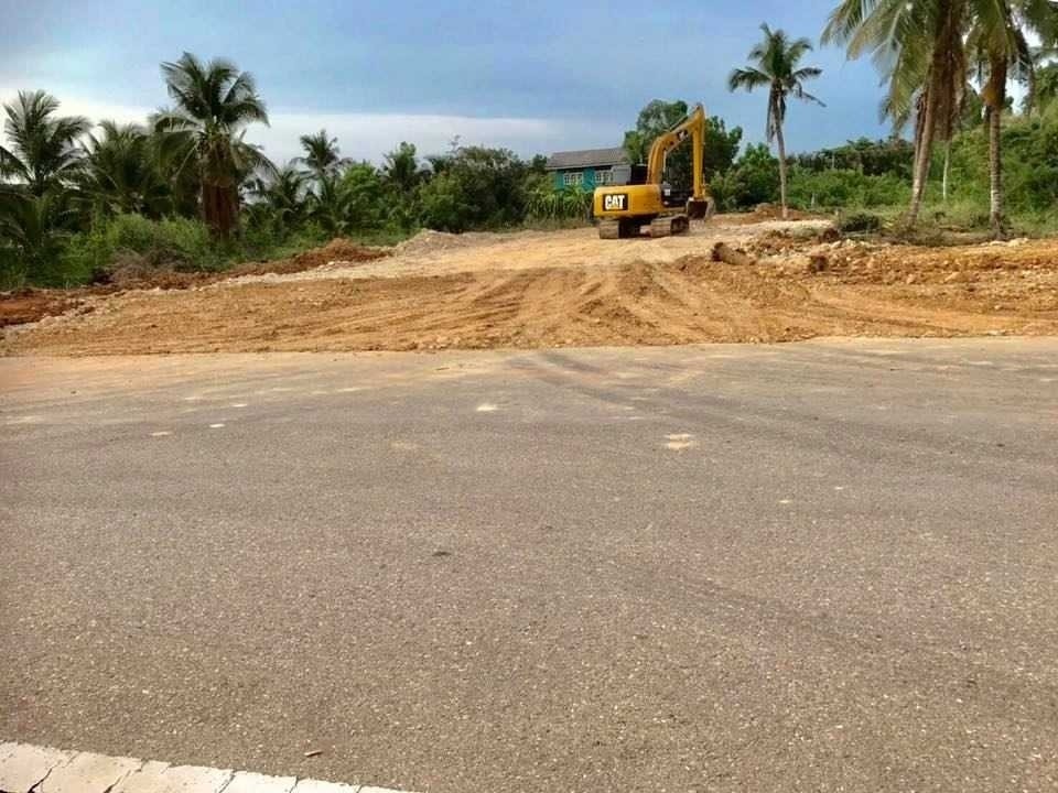 ขาย//ให้เช่า ที่ดินบ้านแพ้ว จ. สมุทรสาคร ติดคลองสวยถมแล้ว ติดคลอง ทำโกดัง เก็บสินค้า ร้านอาหาร ลานจอดรถ