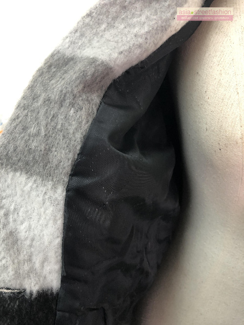 เสื้อโค้ทกันหนาว สไตล์ยุโรป ดีไซน์หรู ขนสังเคราะห์ บุซับในกันลม พร้อมส่งค่า same pic