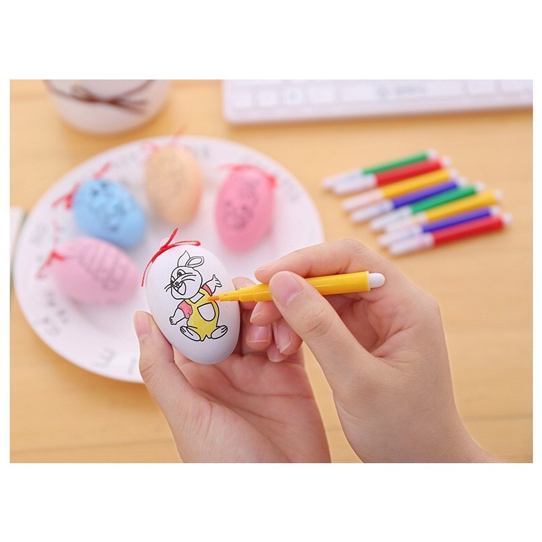 ไข่ระบายสี คละสี คละลาย - Egg Painting