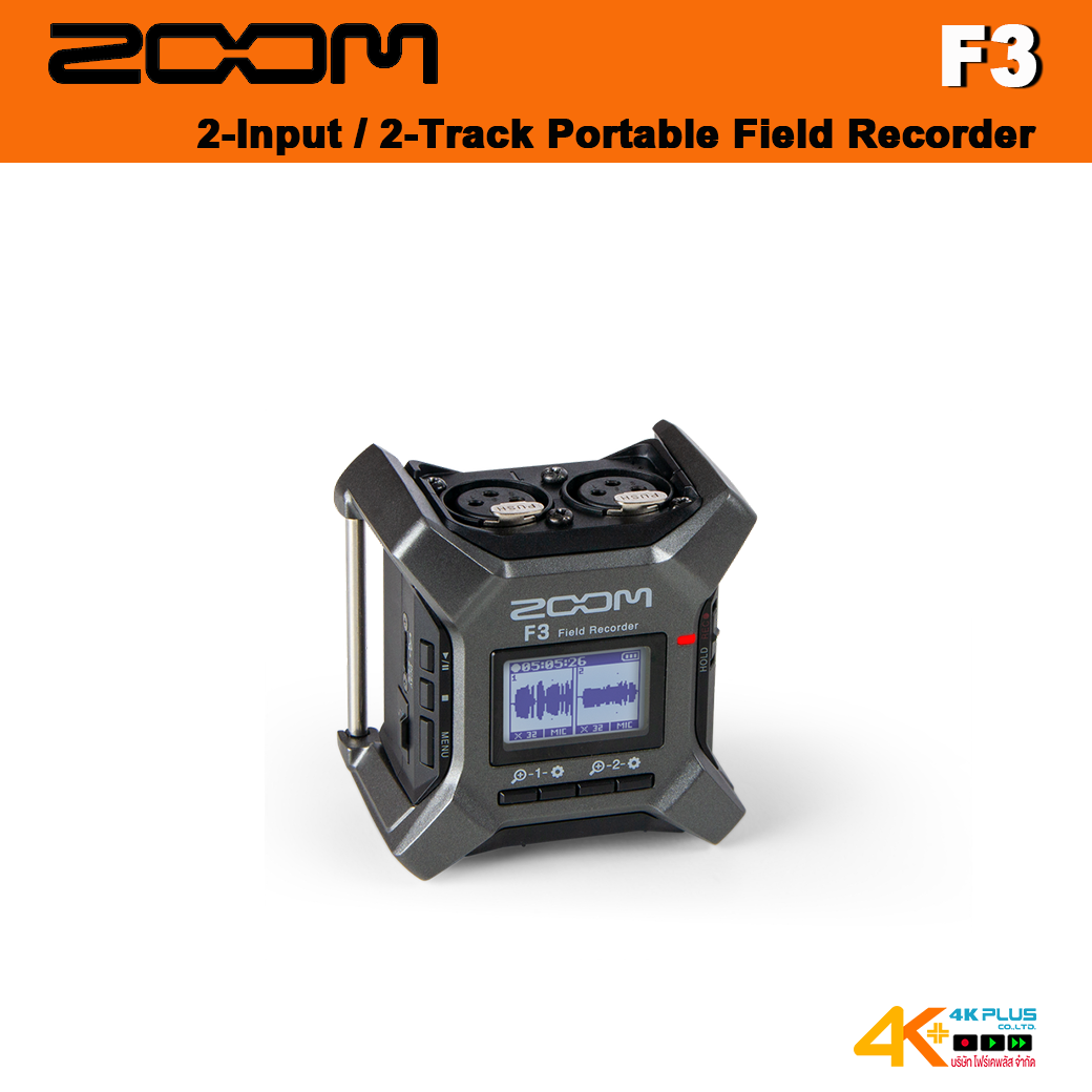 ZOOM F3 Portable Field Recorder