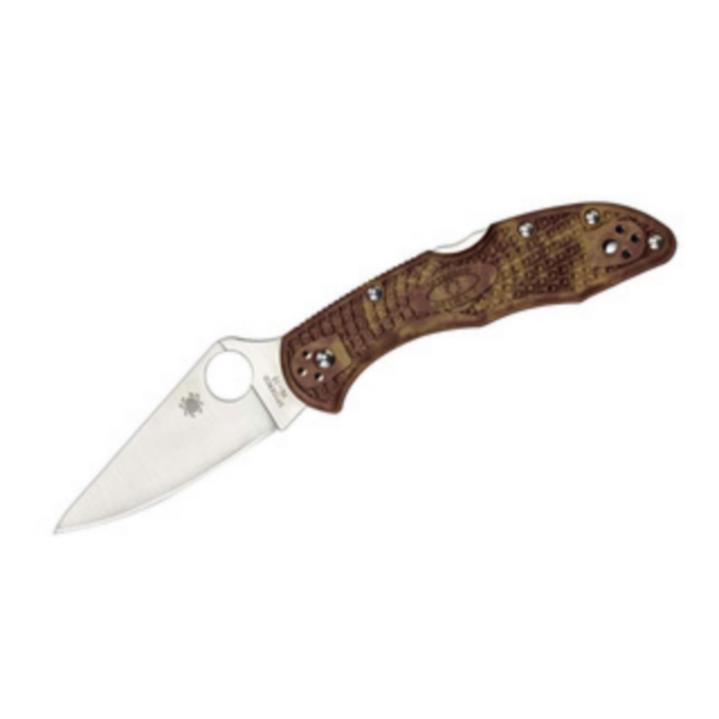 มีดพับ Spyderco Delica 4 Zome Desert Camo Plain Edge Folding Knife