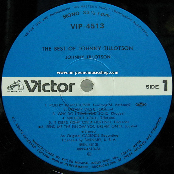 Johnny Tillotson - The Best of Johnny Tillotson