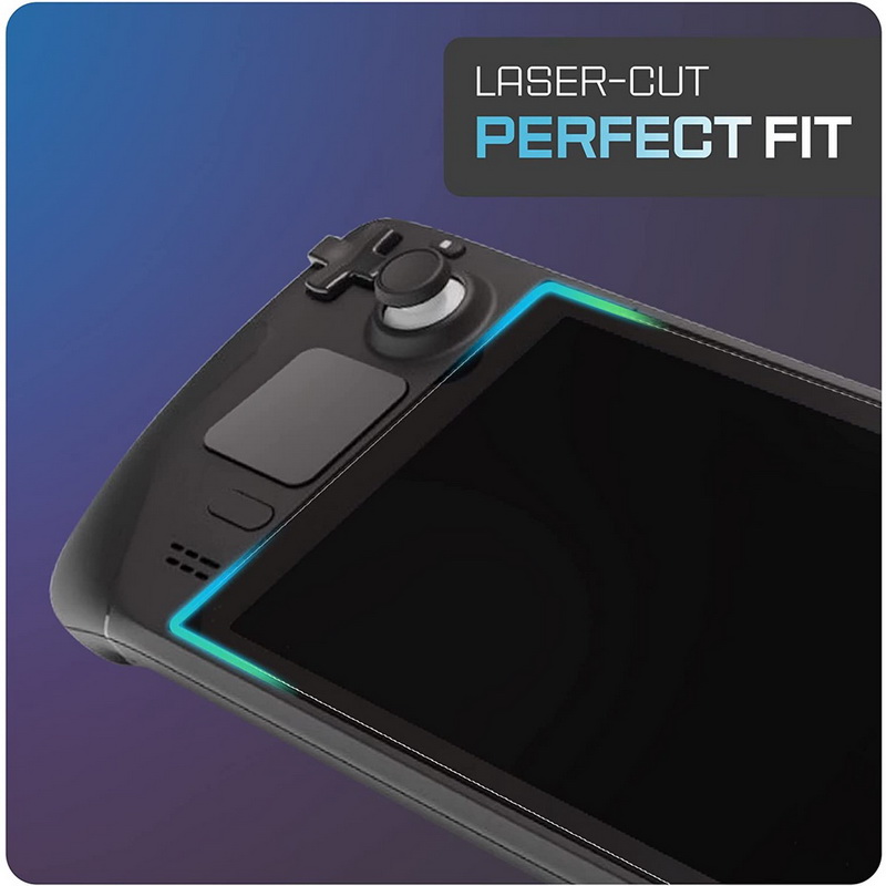 IINE Steam Deck LCD&OLED ฟิล์มกระจกใสนิภัยชัดแจ๋ว HD Clear แข็งระดับ 9H