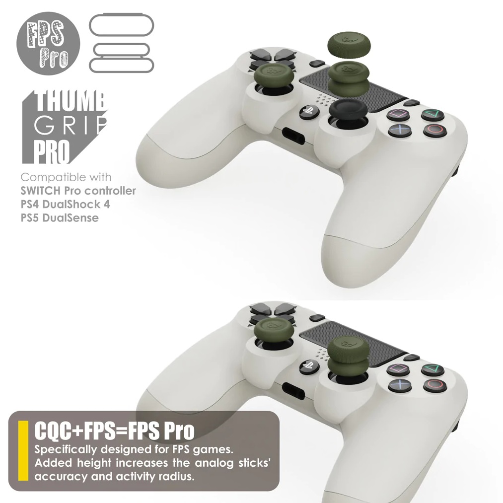 Skull & Co. Thumb Grip Set for PS4 PS5 Joy-Pro (แพ็ค 2-3 คู่)
