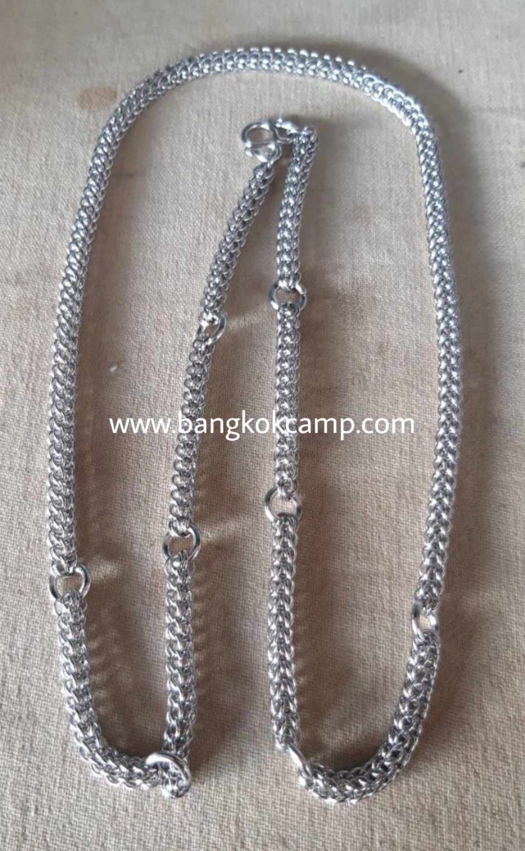 สร้อยสแตนเลส 9ห่วง ยาว28นิ้ว ทำจากสแตนเลสแท้ ลื่นไม่บาดคอ แข็งแรง ทนทาน สวมหัวได้
