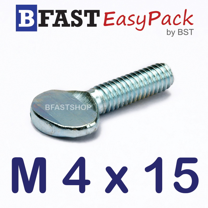 สกรูหางปลาแบน M4 x 15 (8 ตัว/ถุง)