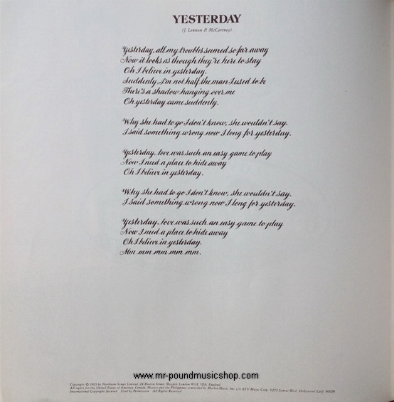 The Beatles - Love Songs