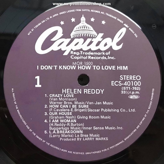 Helen Reddy - I Don't Know How To Love Him