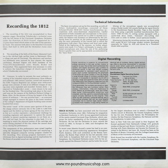 Erich Kunzel with Cincinnati Symphony Orchestra - Tchaikovsky / 1812 / Capriccio Italien / "Cossack Dance" from Mazeppa