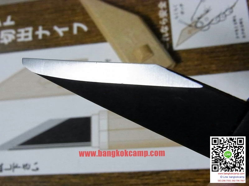 มีดคิริดาชิ (มีดญี่ปุ่น, มีดพกญี่ปุ่น) เหล็กคมมากๆ ด้ามไม้ Made in Japan ใหม่ แท้
