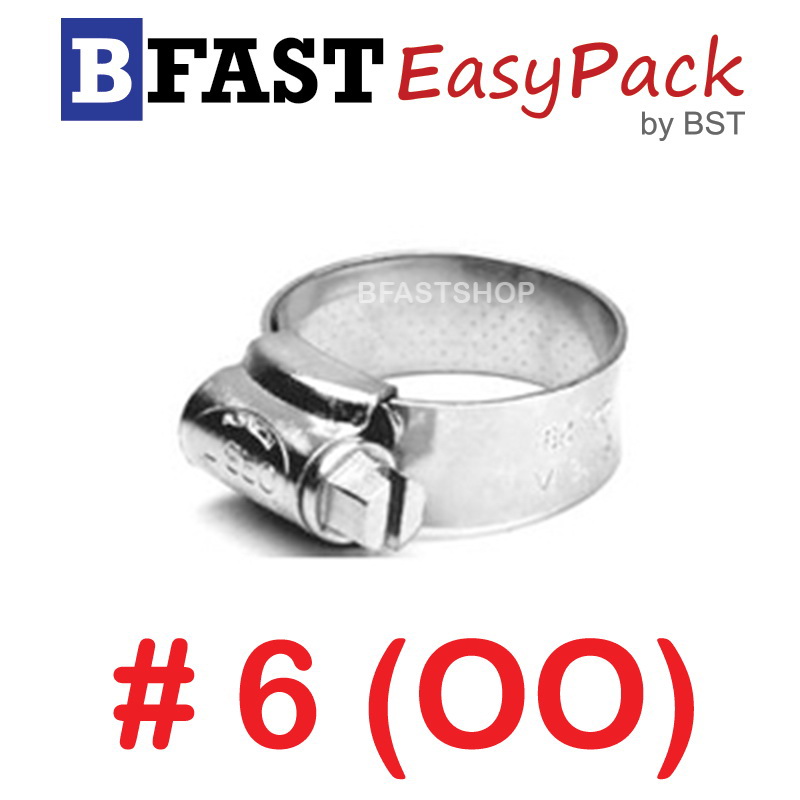 เหล็กรัดสแตนเลส SUS #6 (OO) (1 ตัว/ถุง)