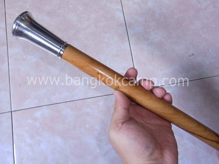 ไม้มงคลหายาก... ไม้ตะพด(มะยมป่า หรือ ตะค้ำ) หัวป้าน+ท้ายไททาเนียม ยาว99ซม