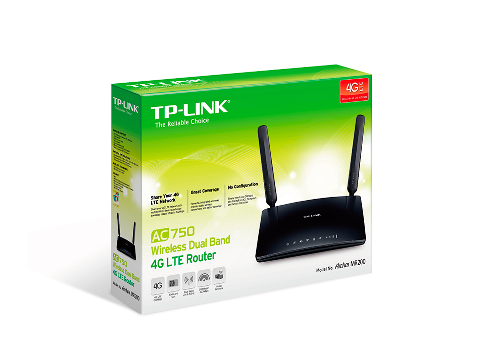 TP-Link Archer MR200 4G LTE Router เราเตอร์ใส่ซิมโทรศัพท์