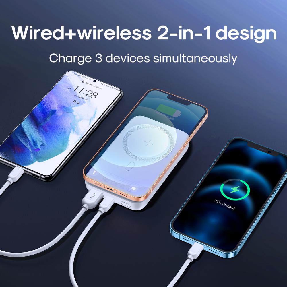 JOYROOM JR-W020 MAGNETIC WIRELESS POWER BANK - แบบชาร์จไร้สาย Magsafe (ความจุ 10000 mAh)