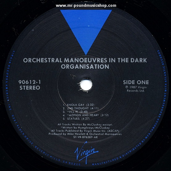 Orchestral Manoeuvres in The Dark - Organisation