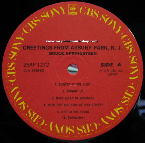 Bruce Springsteen - Greetings From Asbury Park, N.J.
