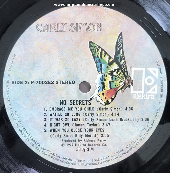 Carly Simon - No Secrets