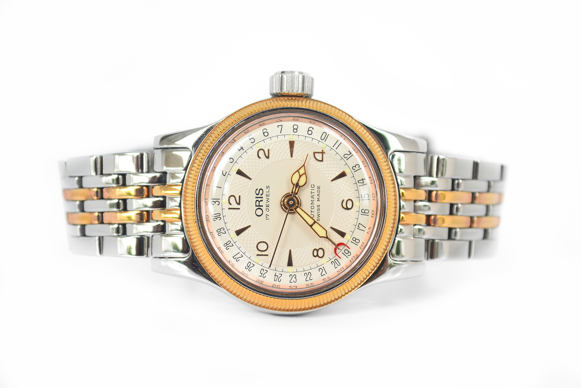 Oris Big Crown Pointer Date Automatic Lady Size 2tone