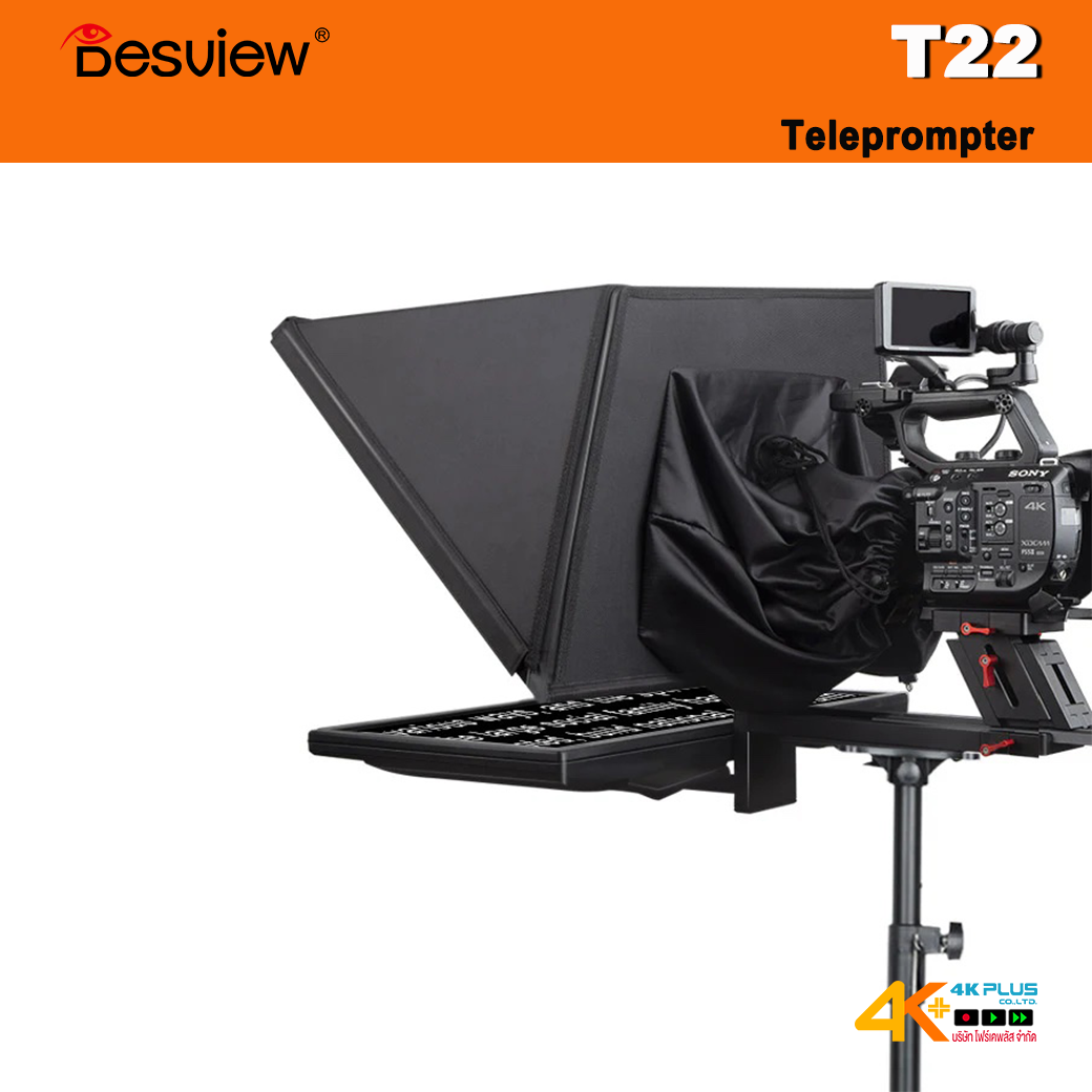 Desview T22 Teleprompter (Free Tripod)