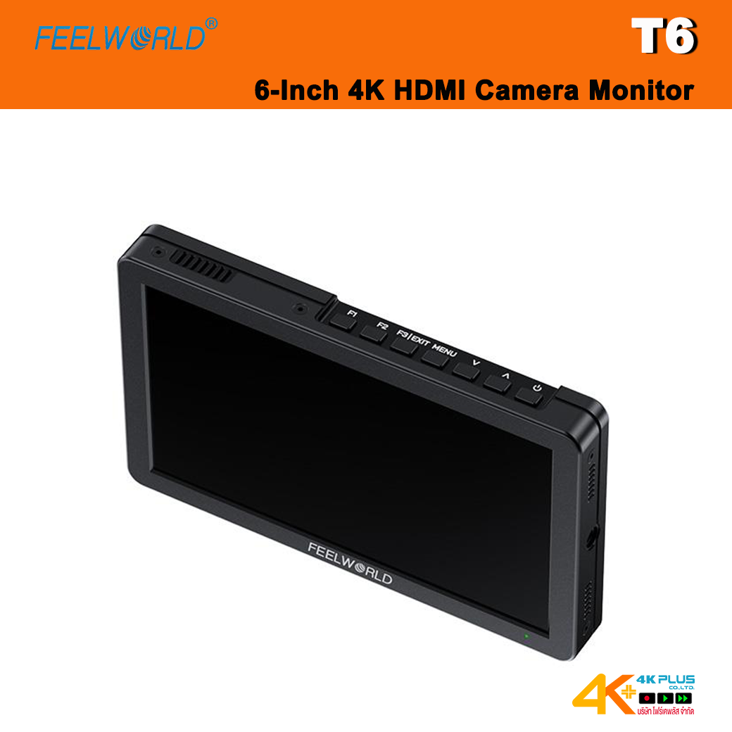 FEELWORLD T6 6-Inch 4K HDMI Camera Monitor