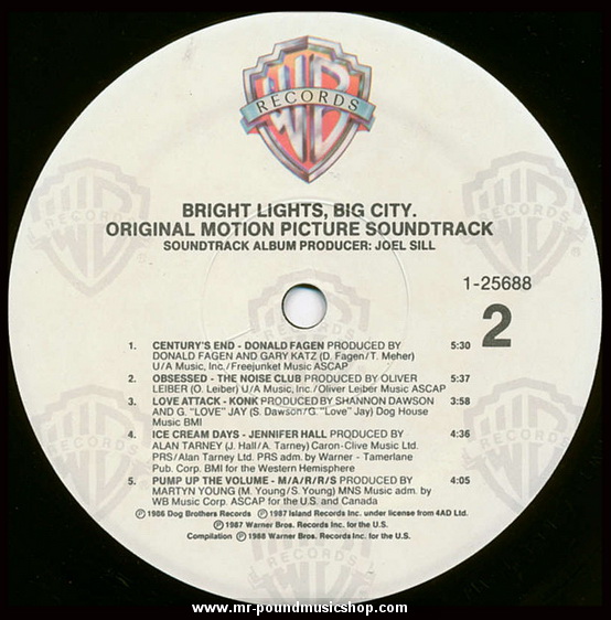 Various Artists - Bright Lights, Big City (Original Motion Picture Soundtrack)