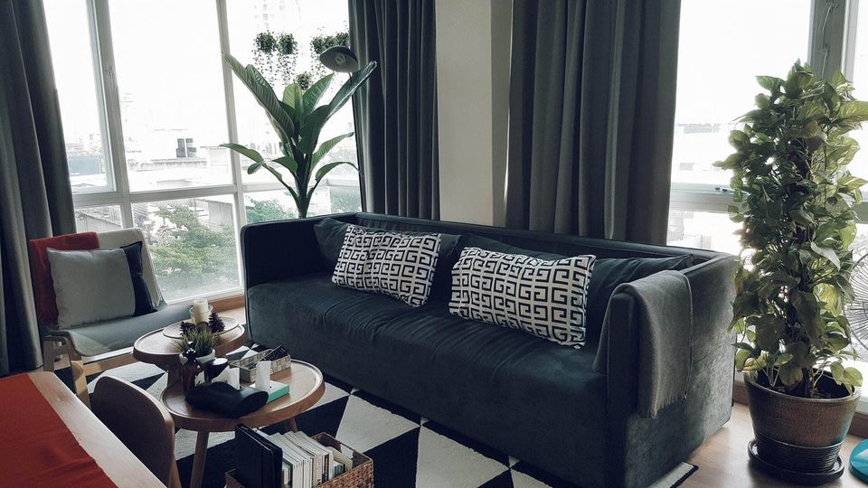 ขาย / เช่า คอนโด Garden Asoke - Rama 9 (การ์เด้น อโศก - พระราม 9) 1 ห้องนอน 1 ห้องน้ำ ตึก A 3 ชั้น 6 ห้องมุม ขนาด 45 ตรม. ติดกับบันไดหนีไฟ Fully Furnished พร้อมเครื่องใช้ไฟฟ้า