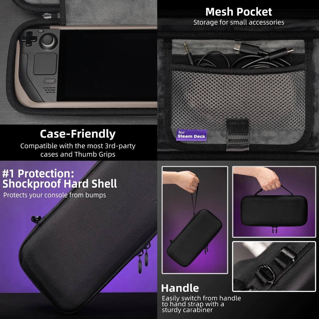 Skull & Co. GripCase & Case สำหรับ Steam Deck LCD & OLED
