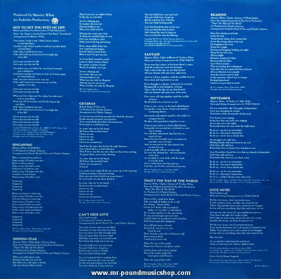 Earth, Wind & Fire - The Best of Earth, Wind & Fine Vol.1