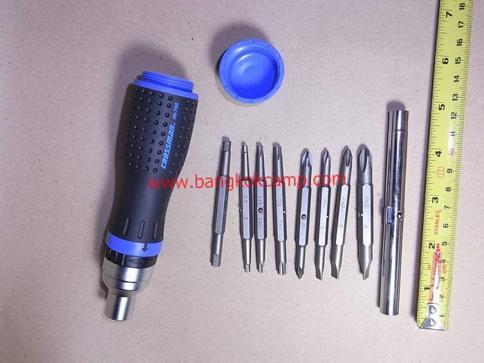 ชุดไขควงเกียร์ Crossman 19 in1 (เป็นก๊อกแก๊กในตัว)