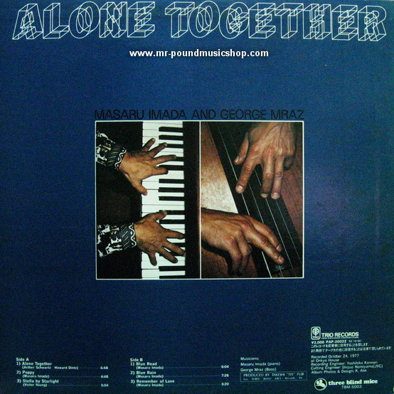 Masaru Imada And George Mraz - Along Togrther