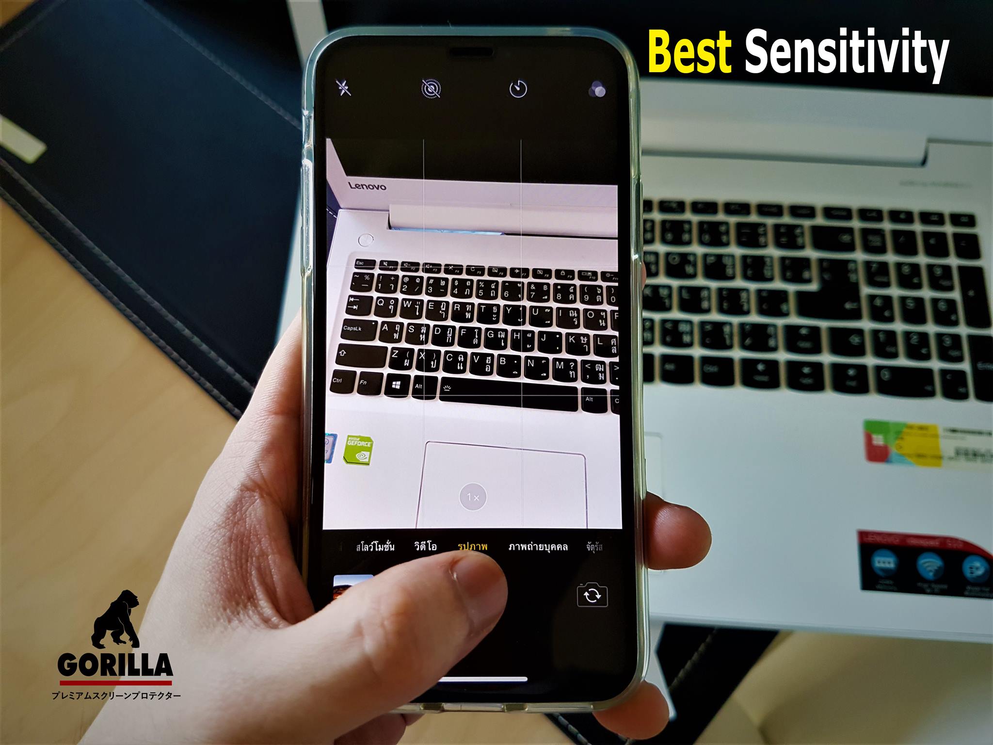 Gorilla 3D REAL CURVED - ฟิล์มกระจก iPhone 11/11 Pro/11 Pro Max/X ,XS,,XR, XS MAX, 7/7 Plus,8/8Plus ,i6/i6s , i6/6s plus