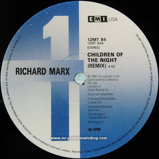 Richard Marx - Children of The Night
