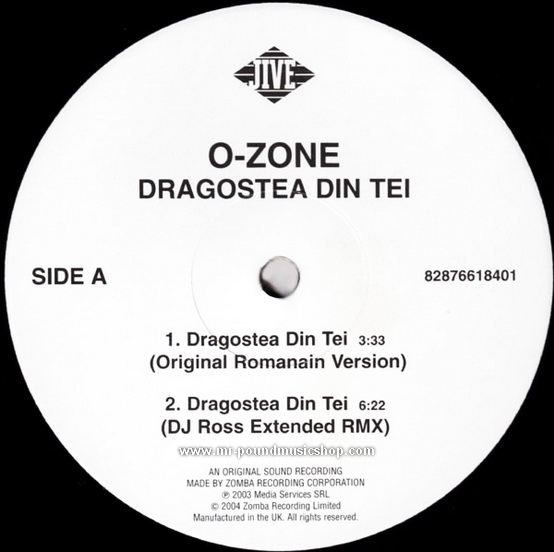 O-Zone - Dragostea Din Tei