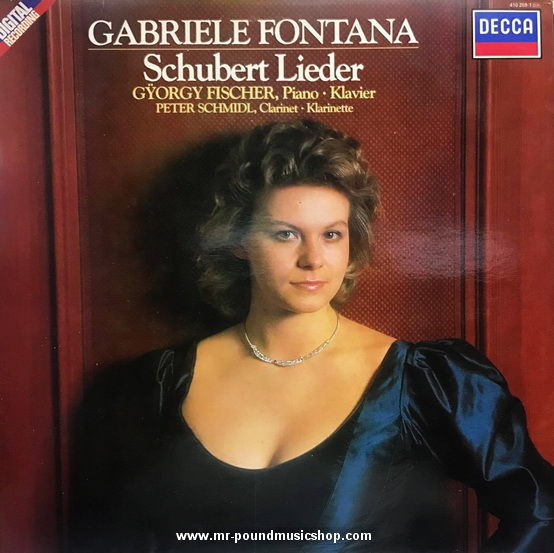 Gabriele Fontana, Gyorgy Fischer, Peter Schmidl - Schubert Lieder