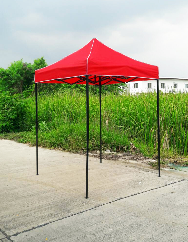 เต็นท์พับได้ สีเเดง ขนาด 2m x 2m