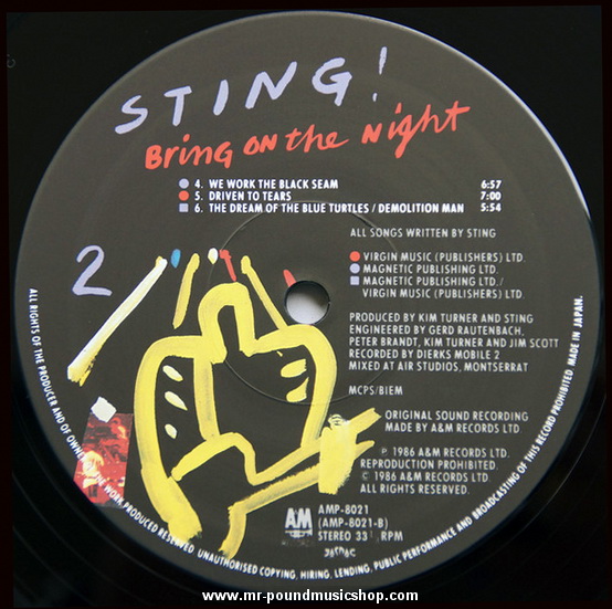 Sting - Bring On The Night