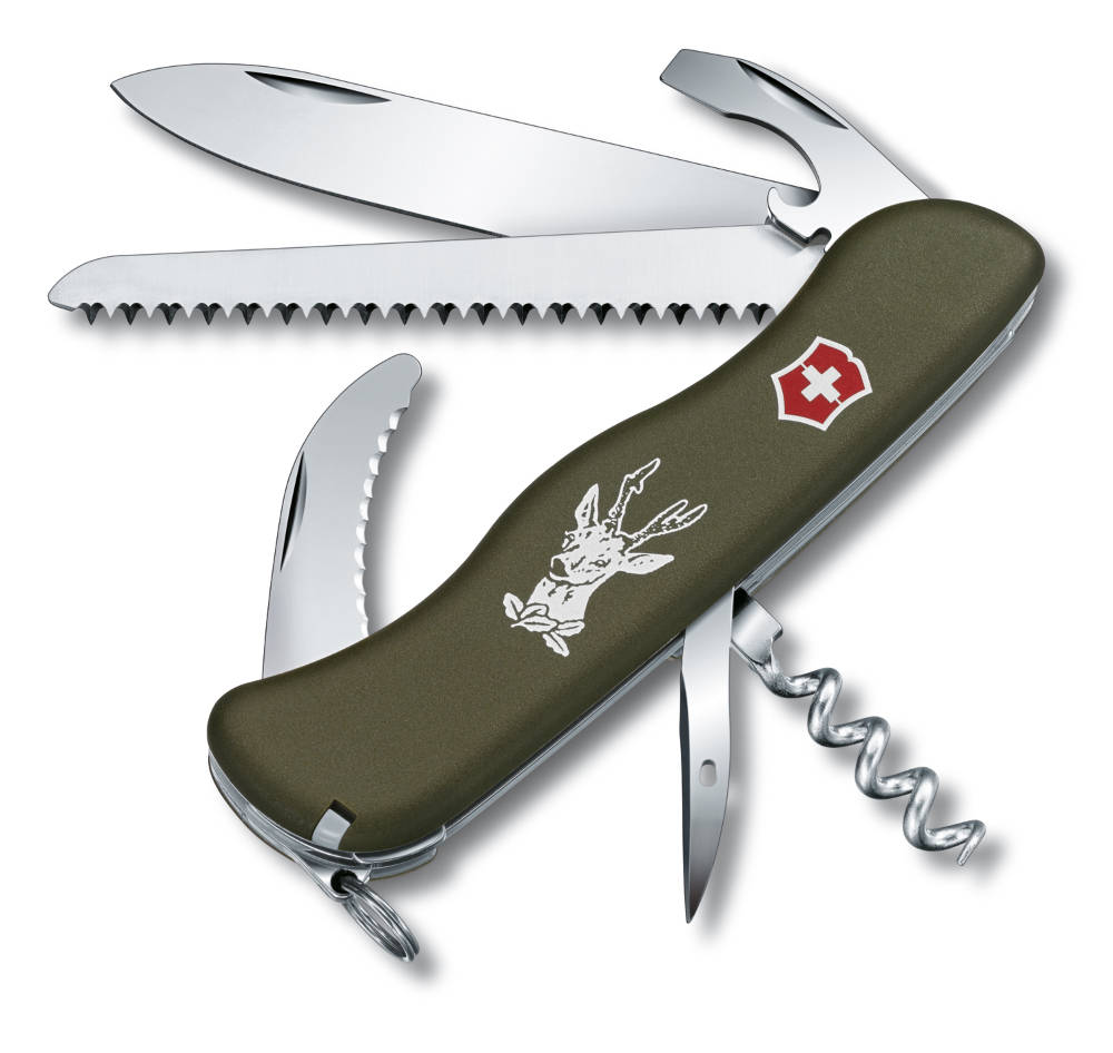 มีดอเนกประสงค์ VICTORINOX HUNTER GREEN (0.8873.4)
