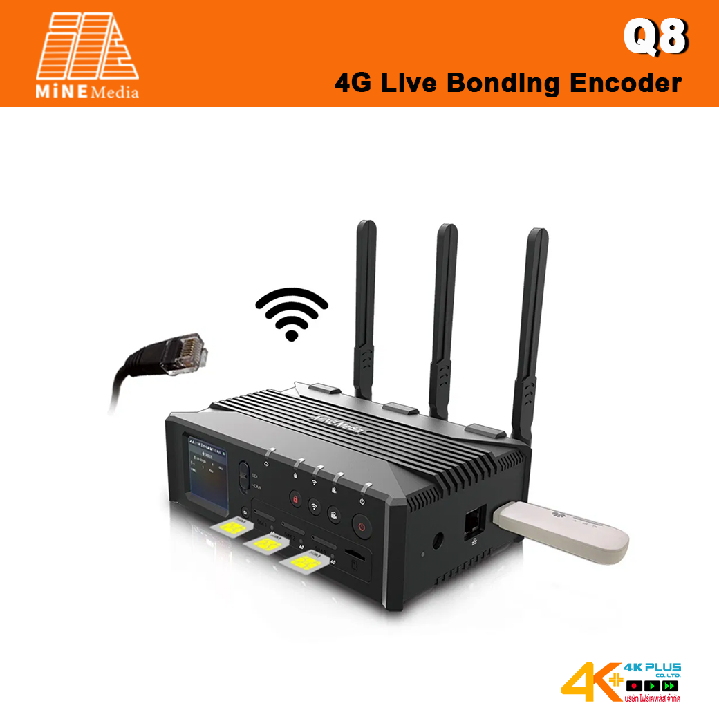 Mine Q8 4G Live Bonding Encoder
