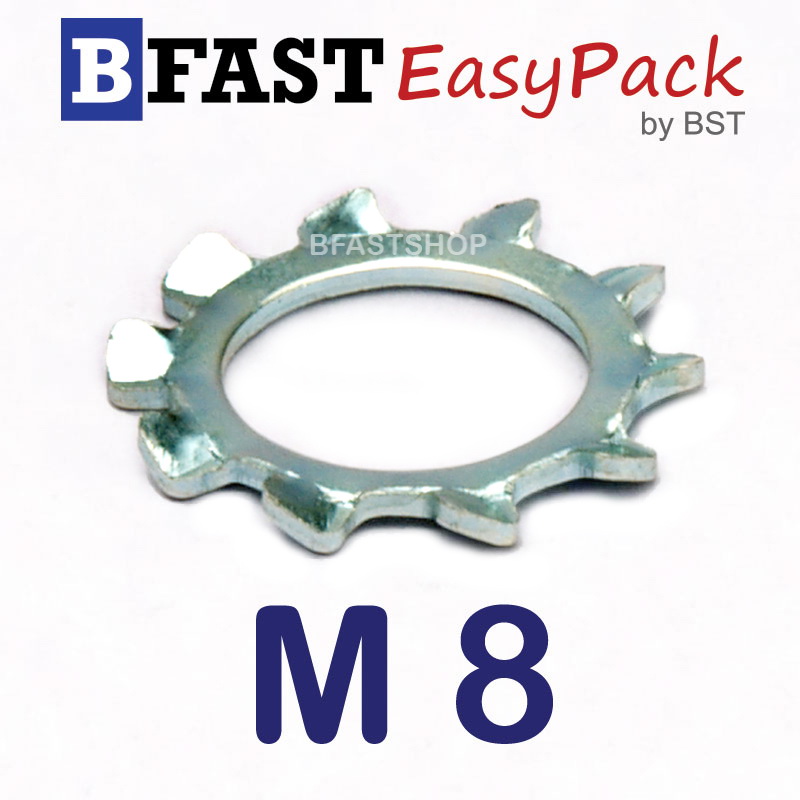 แหวนจักรนอก M8 ( 20 ตัว/ถุง)