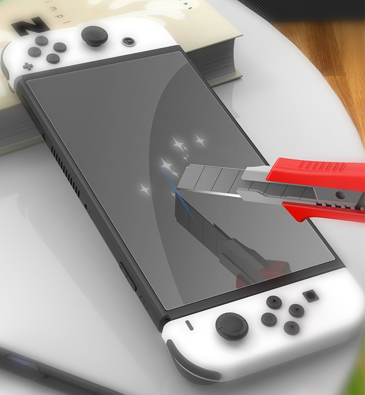 IINE ฟิล์มกระจก Nintemdo Switch Oled HD Tempered 0.33mm