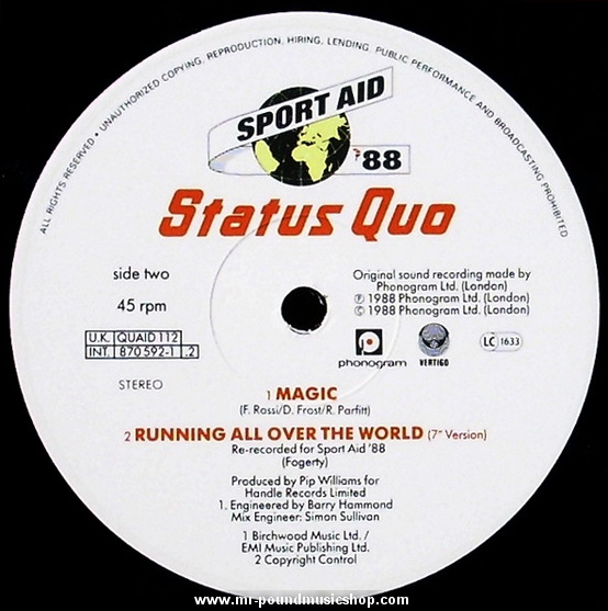 Status Quo - Running All Over The World