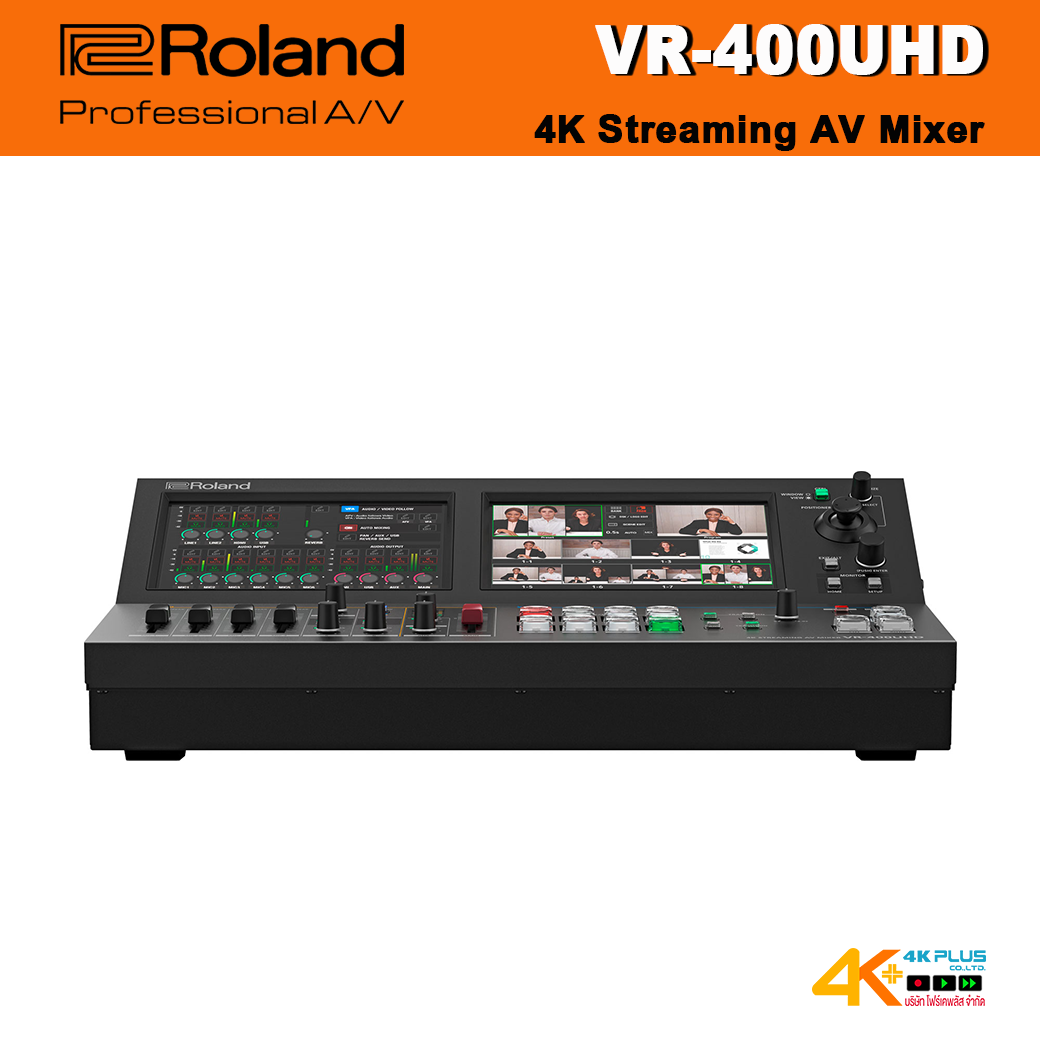 Roland VR-400UHD 4K Streaming AV Mixer